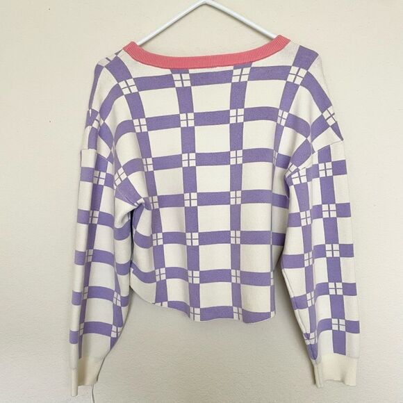Anthropologie | NWT Purple Daily Practice Long-Sleeve Sweater Size Small - Picture 5 of 8